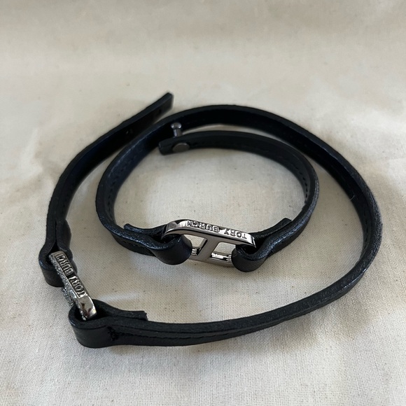 Tory Burch Triple Wrap Leather and Crystal bracelet - Picture 8 of 11